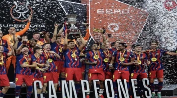 فوز برشلونة.. يتوج كأس السوبر الإسباني للمرة 16 أمام ريال مدريد